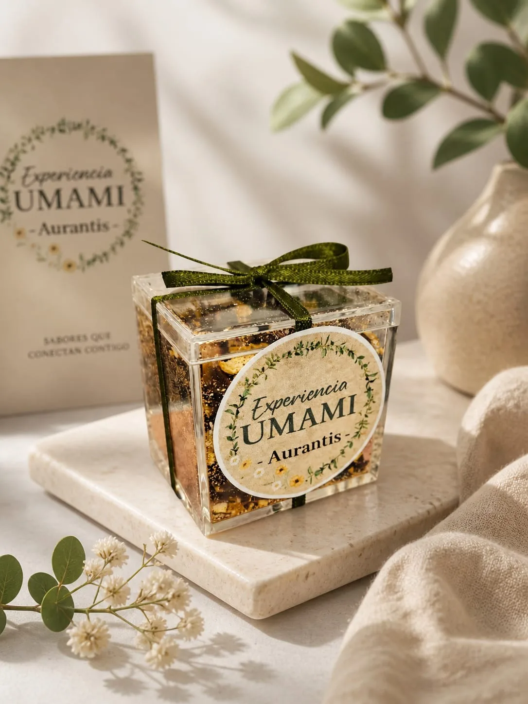Aurantis · Petit Umami · caja acrílica 10 g