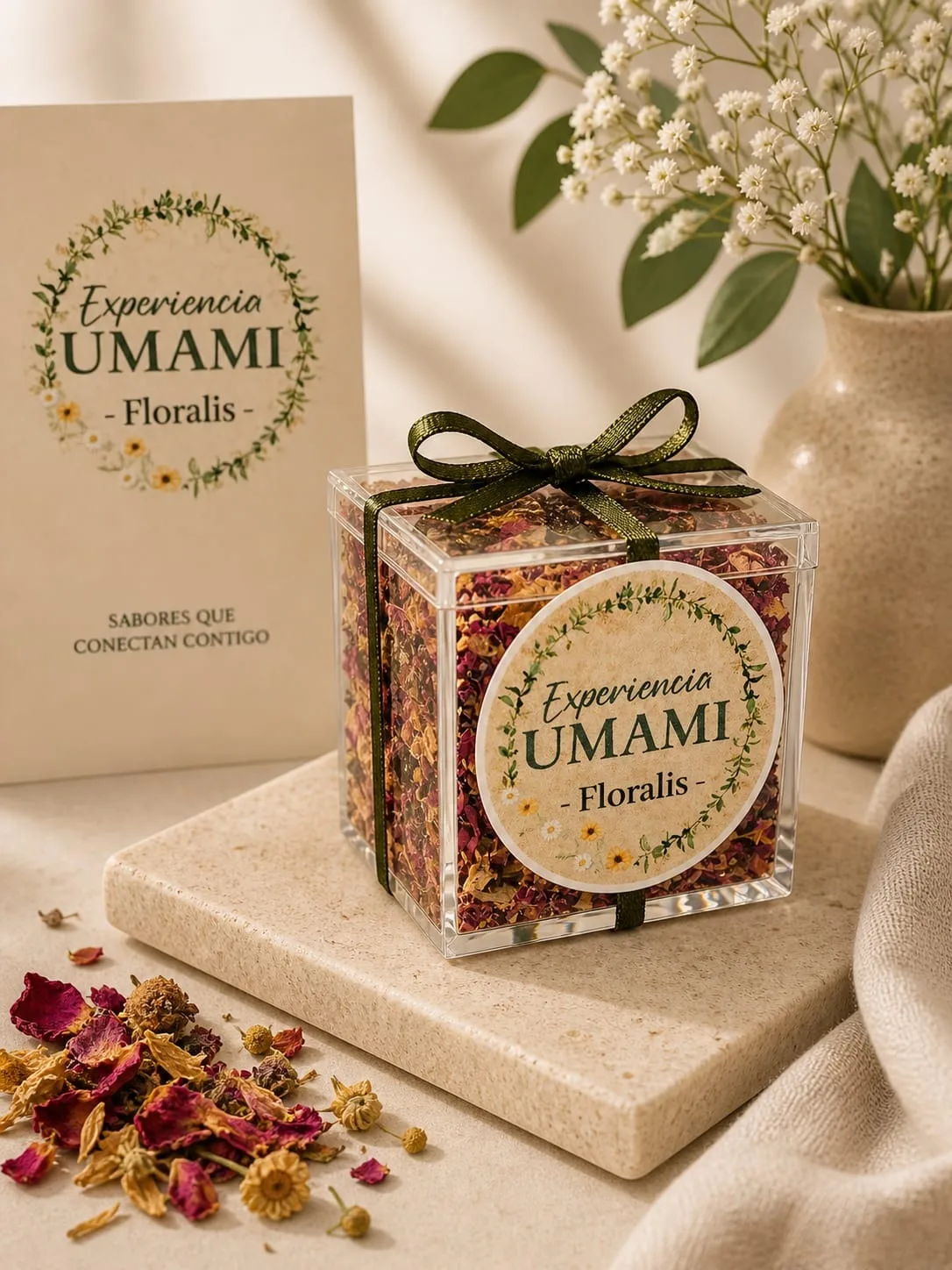 Floralis · Petit Umami · caja acrílica 10 g