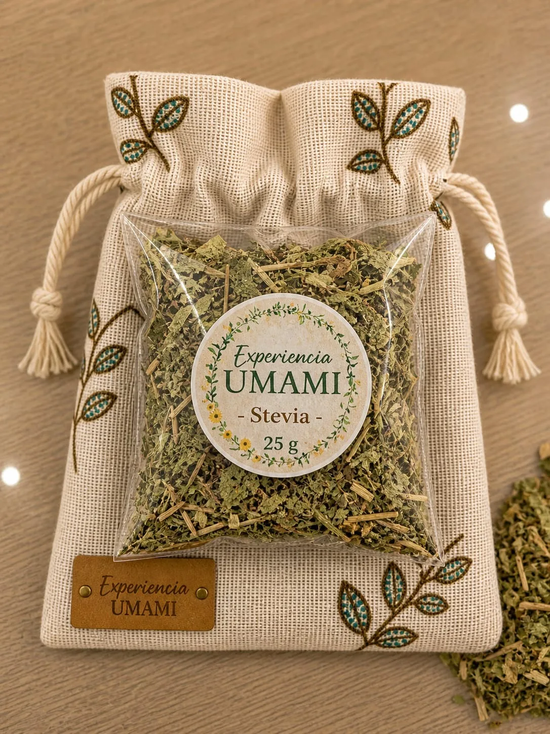 Stevia · Jardín Umami · bolsita de lino 25 g
